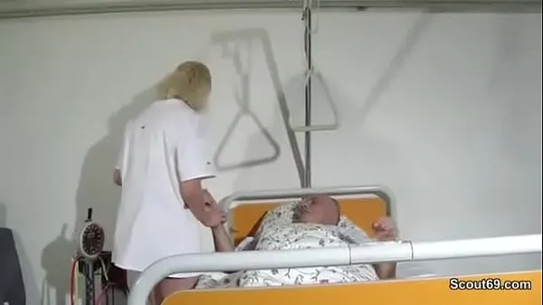 XXX German Nurse seduce to Fuck by old Guy in Hospital who want to cum last time mega Videos