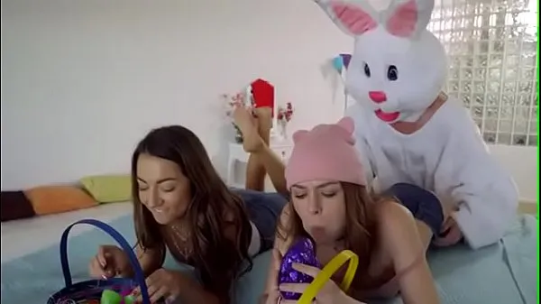 XXX Easter bunny lays eggs inside her мегавидео