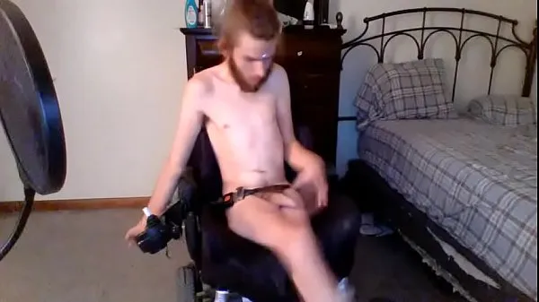 XXX wheelchair jacking off naked xxx مقاطع فيديو ضخمة
