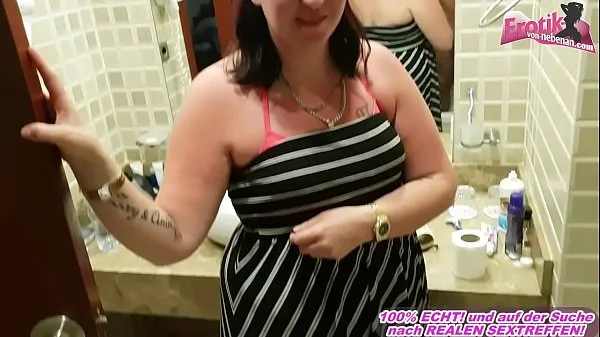 XXX german exgirlfriend make blowjob in bathroom and swallow cum mega Videos
