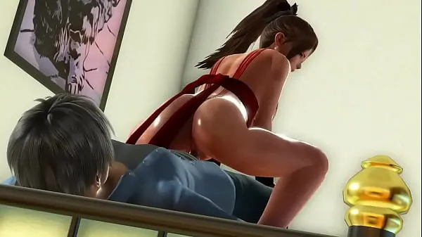 XXX Mai Shiranui kof cosplay lady en sexe avec un homme dans une vidéo d'animation érotique hentai ryona méga vidéos