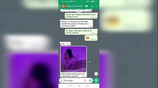 XXX Conversation with my ex - boyfriend on WhatsApp and we ended up fucking megavideo's