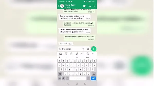XXX My friends Juan writes me on WhatsApp to fuck, and sends me a video Video besar