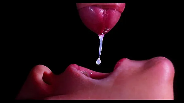 XXX CLOSE UP: BEST Milking Mouth for your DICK! Sucking Cock ASMR, Tongue and Lips BLOWJOB DOUBLE CUMSHOT -XSanyAny Video mega