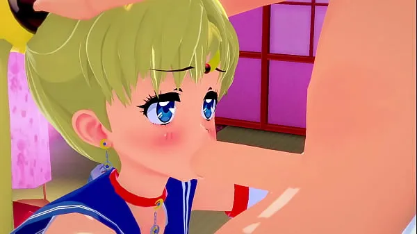 XXX Sailor Moon, étudiante en chaleur, suce passionnément sa bite l 3D SFM hentai uncensored méga vidéos