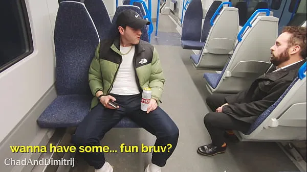 XXX risky anonymous bareback fuck on a night train out of London mega Videos